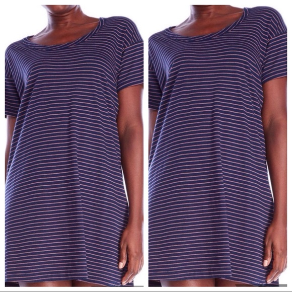 Current/Elliott Striped T-Shirt Dress